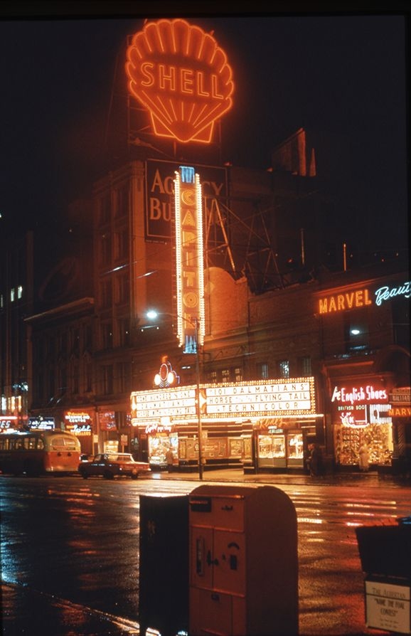Exterior view of the Agency Building, circa 1961.