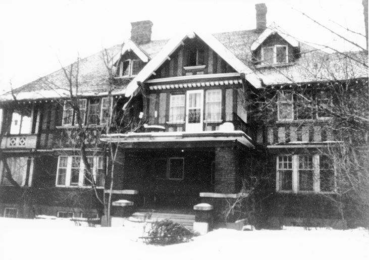 C. W. Cross Residence, an exterior view of the house.
