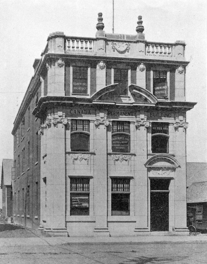 Canada Permanent Building, front elevation