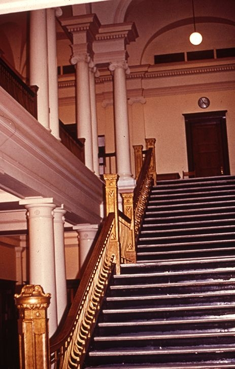 Interior view of the Court House, showing architectural features and design elements.