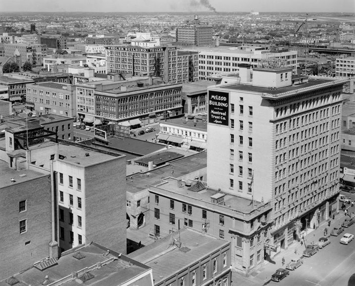 Edmonton looking North West, 1952