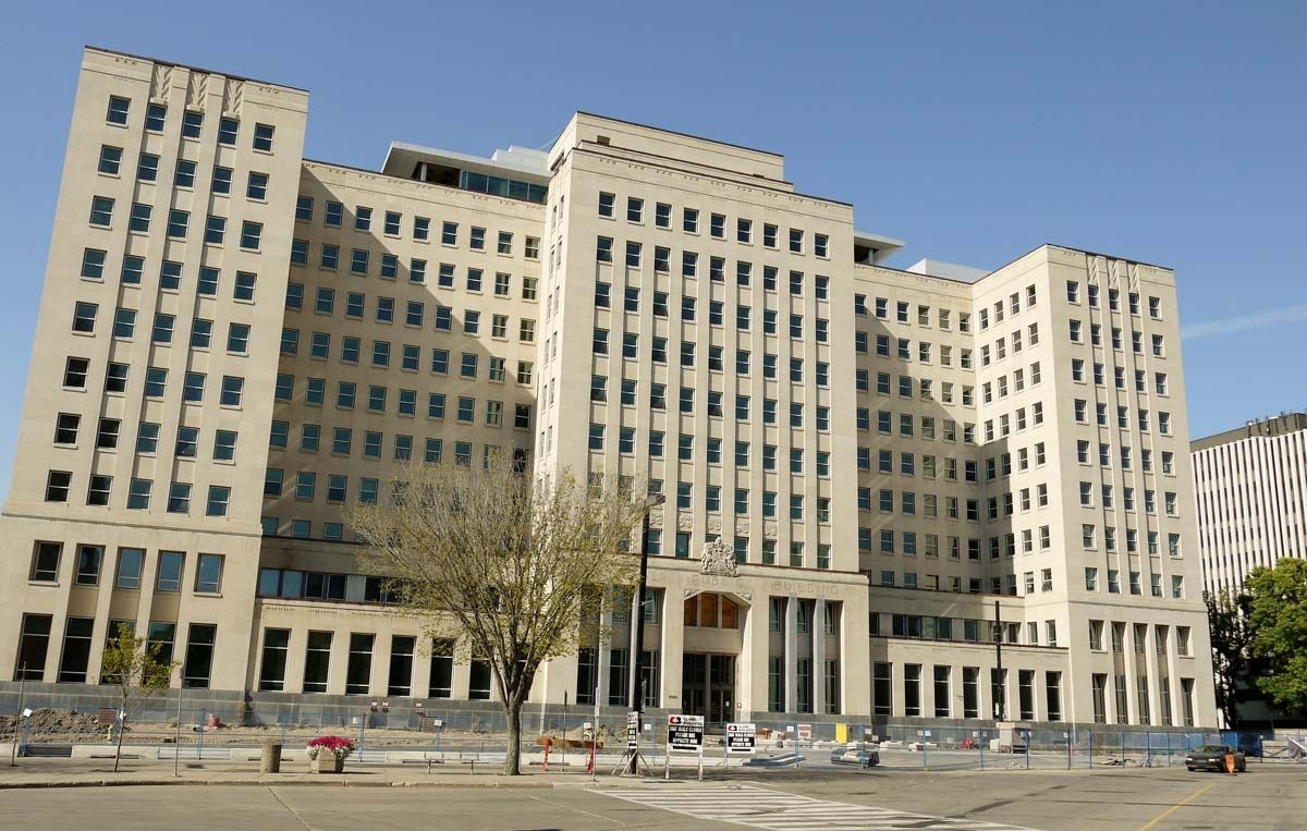 Federal Building, 2013, detail of entrance. Photo courtesy of Ann Hall.