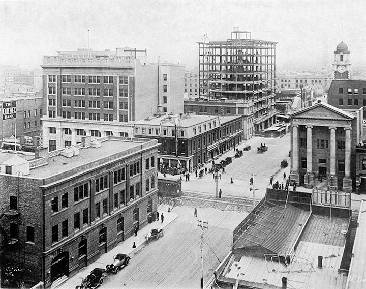 Gariepy Block, Jasper Avenue and 100 Street, circa 1912