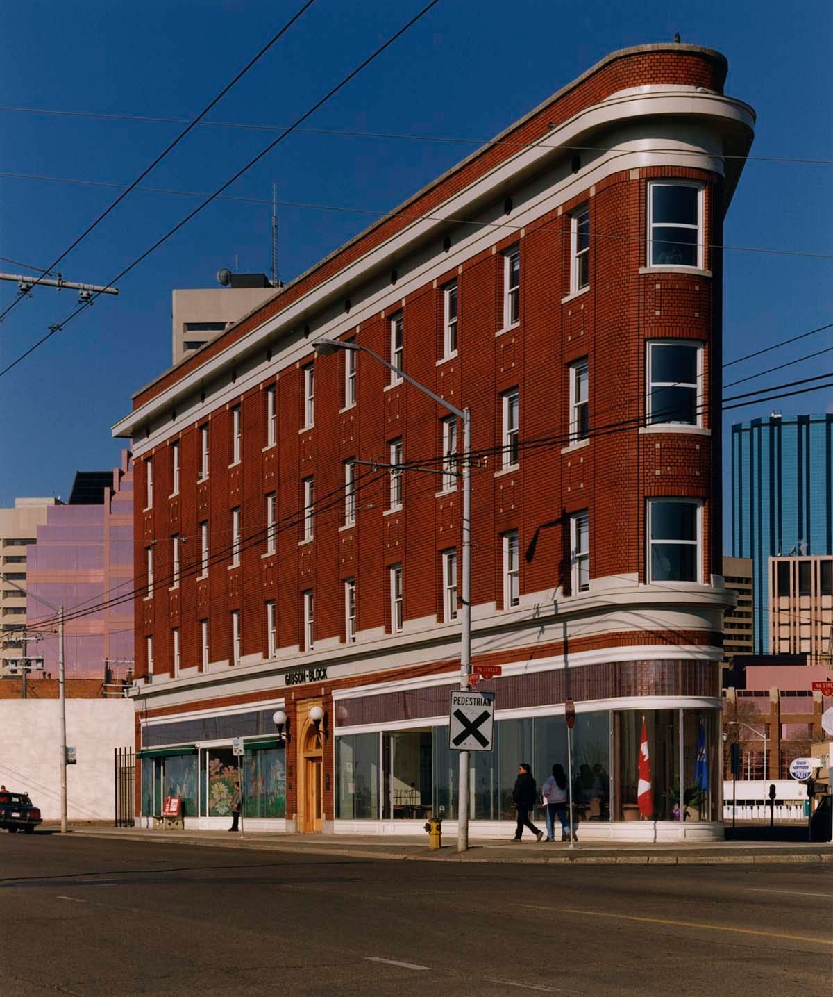 Gibson Block, 2007, side elevation. Photo by James Dow. Courtesy of COE Sustainable Development.