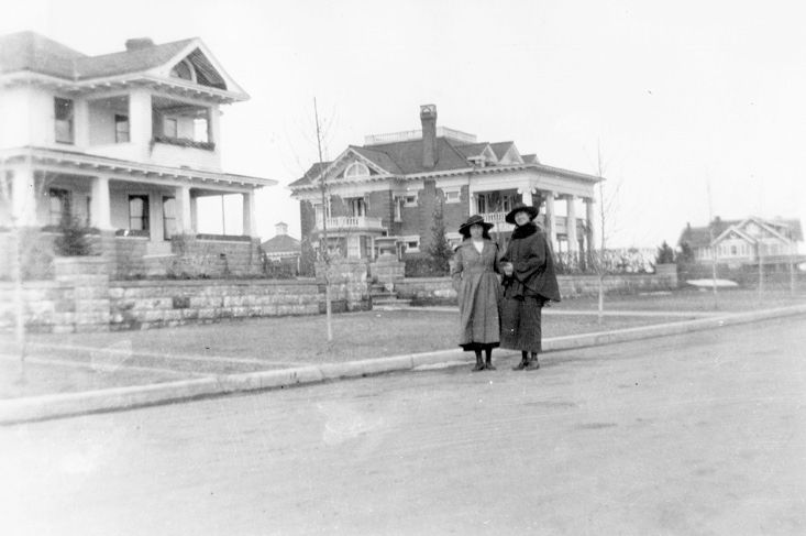 Highlands houses, 1912, including Magrath Mansion