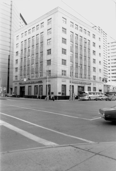 Imperial Bank of Commerce Building, 1982, front view. City of Edmonton Archives EA-20-7224.