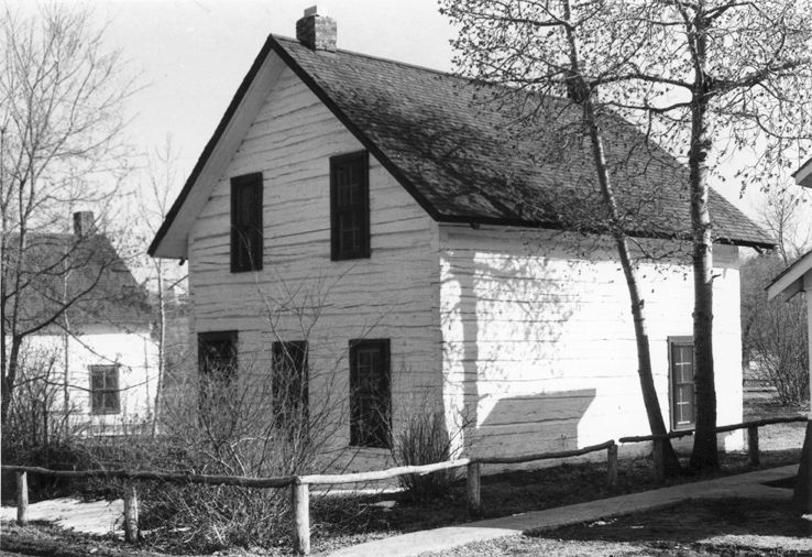 Exterior view of John Walter Museum, 1970. Photograph from City of Edmonton Archives EA-20-1835.