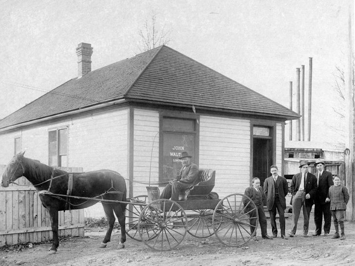 John Walter's Mill Office and staff, 1897