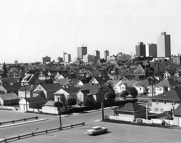 Photograph of McCauley neighborhood, circa 1970
