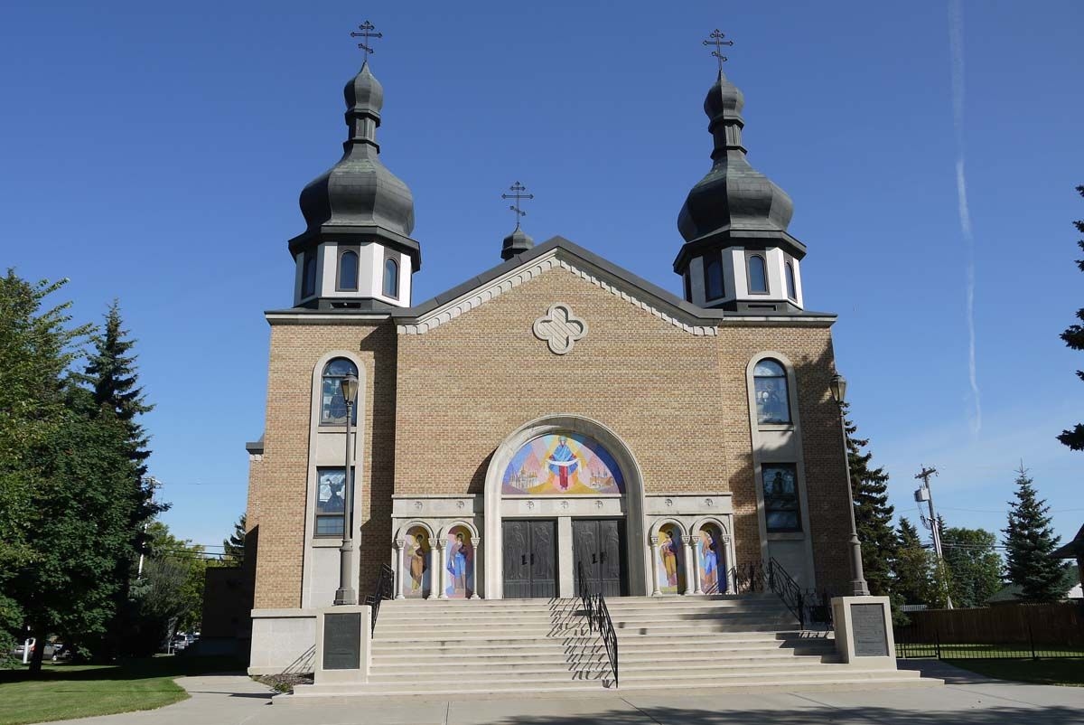 St. John's Ukrainian Orthodox Church, 2013, front elevation. Photo courtesy of Ann Hall.