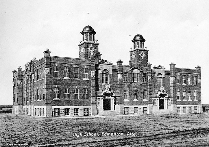 Exterior view of Victoria School, showcasing its architecture and surroundings.