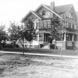 Exterior view of Dr. Eardley Allin Residence, a historic building in Edmonton.