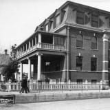 Photograph of the Edmonton Club, taken in 1913, showcasing its exterior.