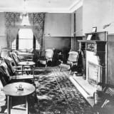 Interior view of the Edmonton Club in 1909
