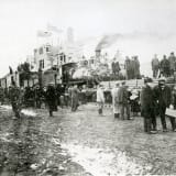 First Canadian National Railway train into Edmonton, 1905