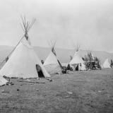 First Nations Camp, ca. 1905