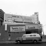 Side view of Garneau Theatre, a historical building in Edmonton. City of Edmonton Archives EA-275-318.