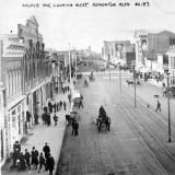 Jasper Avenue looking west, 1910. City of Edmonton Archives EA-10-199