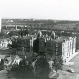 Le Marchand Mansion, ca. 1966, 116 Street looking south-east