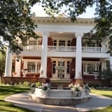 Magrath Mansion, 2007, front entrance detail. Photo by Lawrence Herzog. Courtesy of City of Edmonton Sustainable Development.