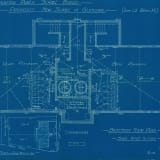 Old Glenora School, basement floor plan for proposed school, 1918