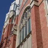 Robertson-Wesley United Church, 2013, front detail. Photo courtesy of Ann Hall.