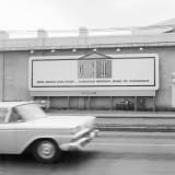Exterior view of the Varscona Theatre, east side, circa 1966.