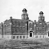 Exterior view of Victoria School, showcasing its architecture and surroundings.