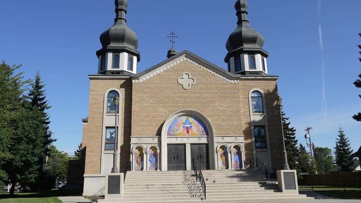 St. John's Ukrainian Orthodox Church, 2013, front elevation. Photo courtesy of Ann Hall.