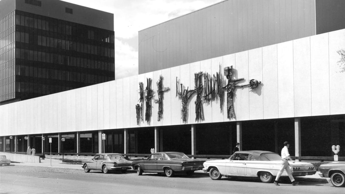 Students Union Building on the University of Alberta campus, 1968. City of Edmonton Archives EA-340-84.