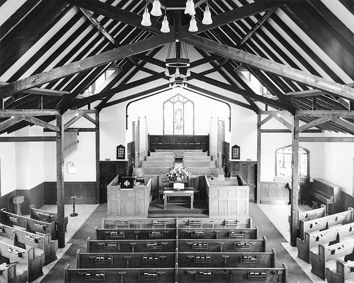 Highlands United Church Sanctuary, 1965