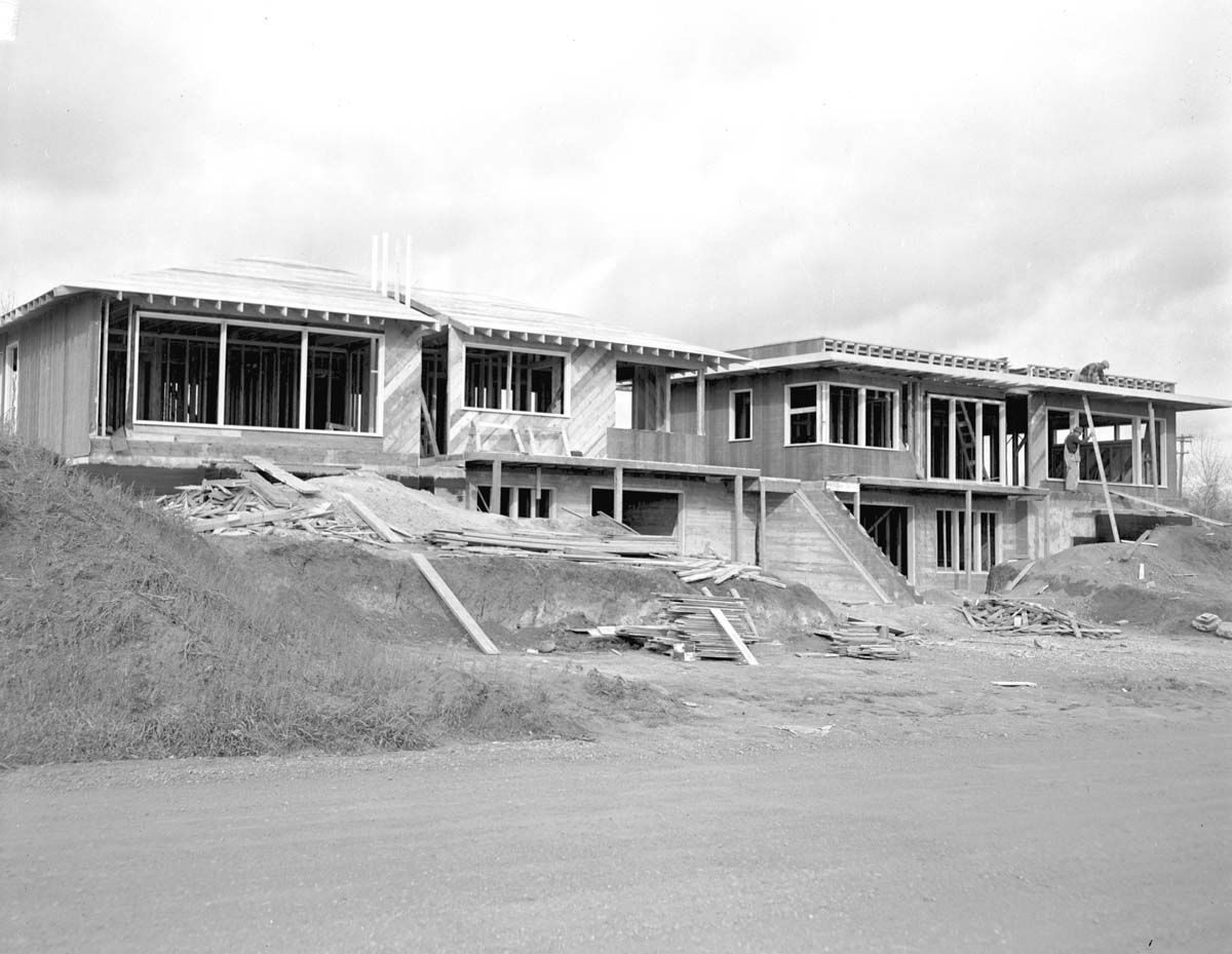 Homes on Ada Boulevard, 1949. City of Edmonton Archives, EA-600-3096.
