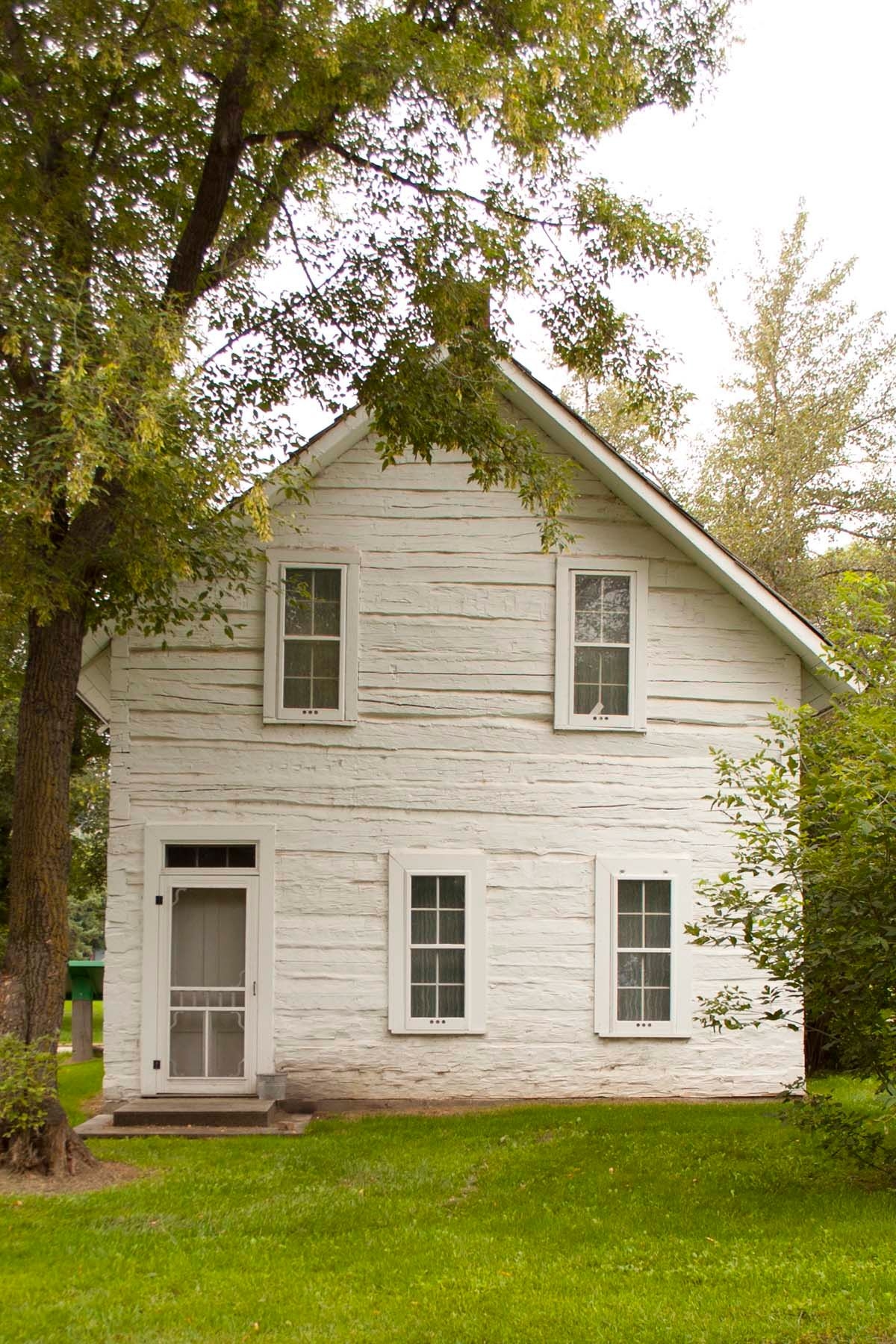John Walter's second house, 2012, front view. Photo by James Dow. Courtesy of City of Edmonton Sustainable Development.