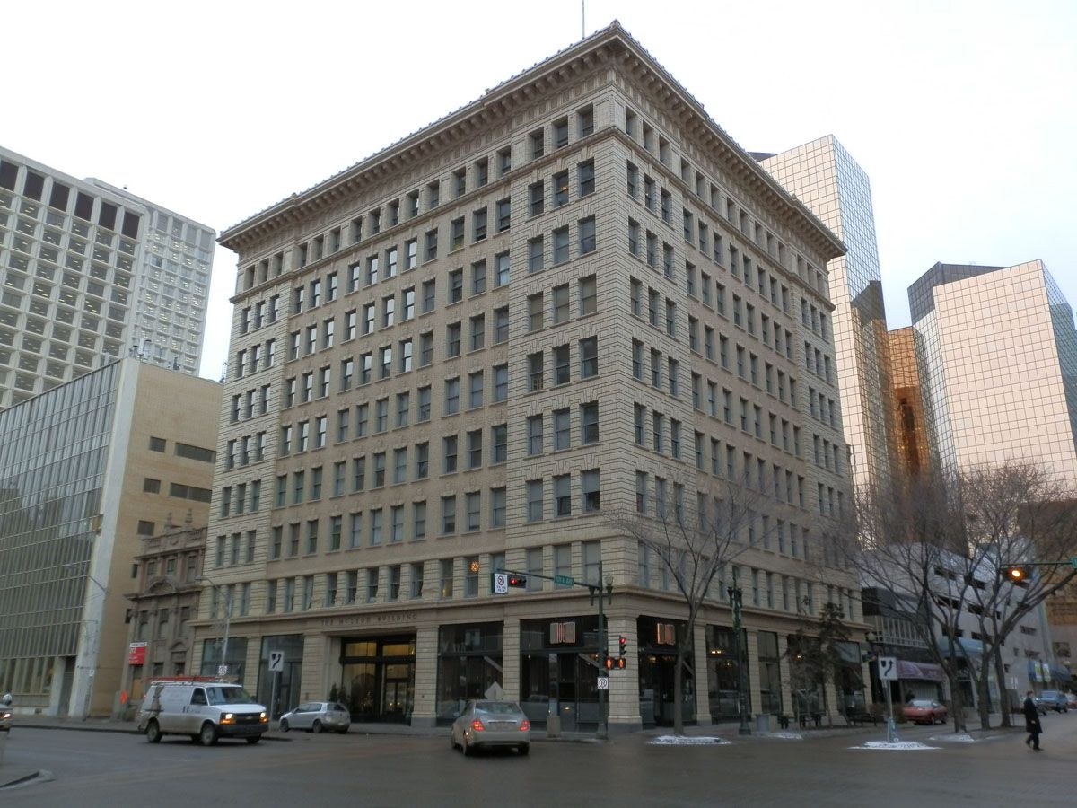 Exterior view of the McLeod Building taken in 2003