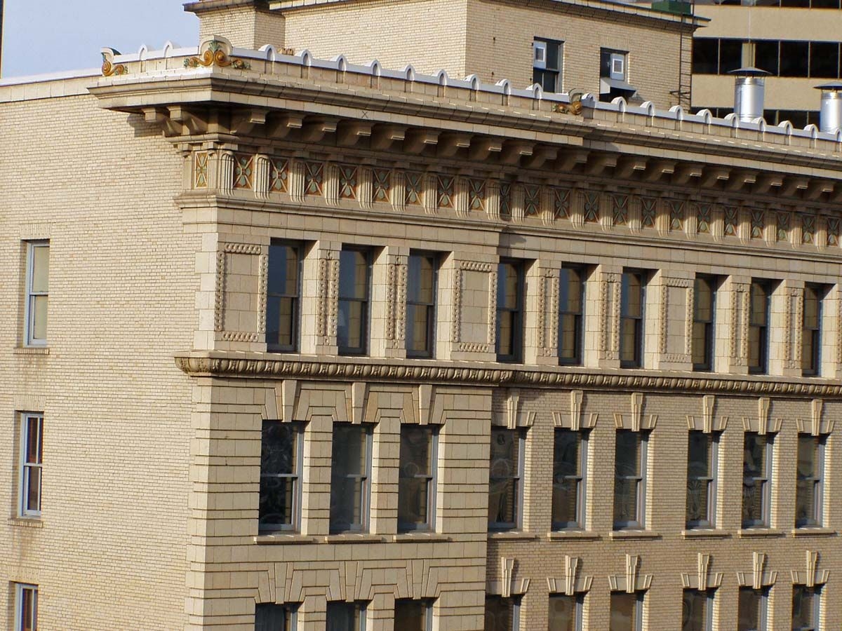 Detailed view of the McLeod Building